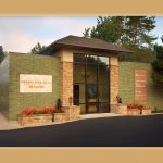 Front of office building